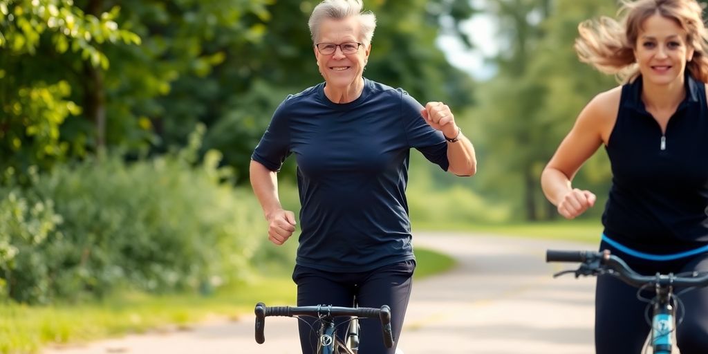 Individual exercising outdoors, promoting a healthy lifestyle.